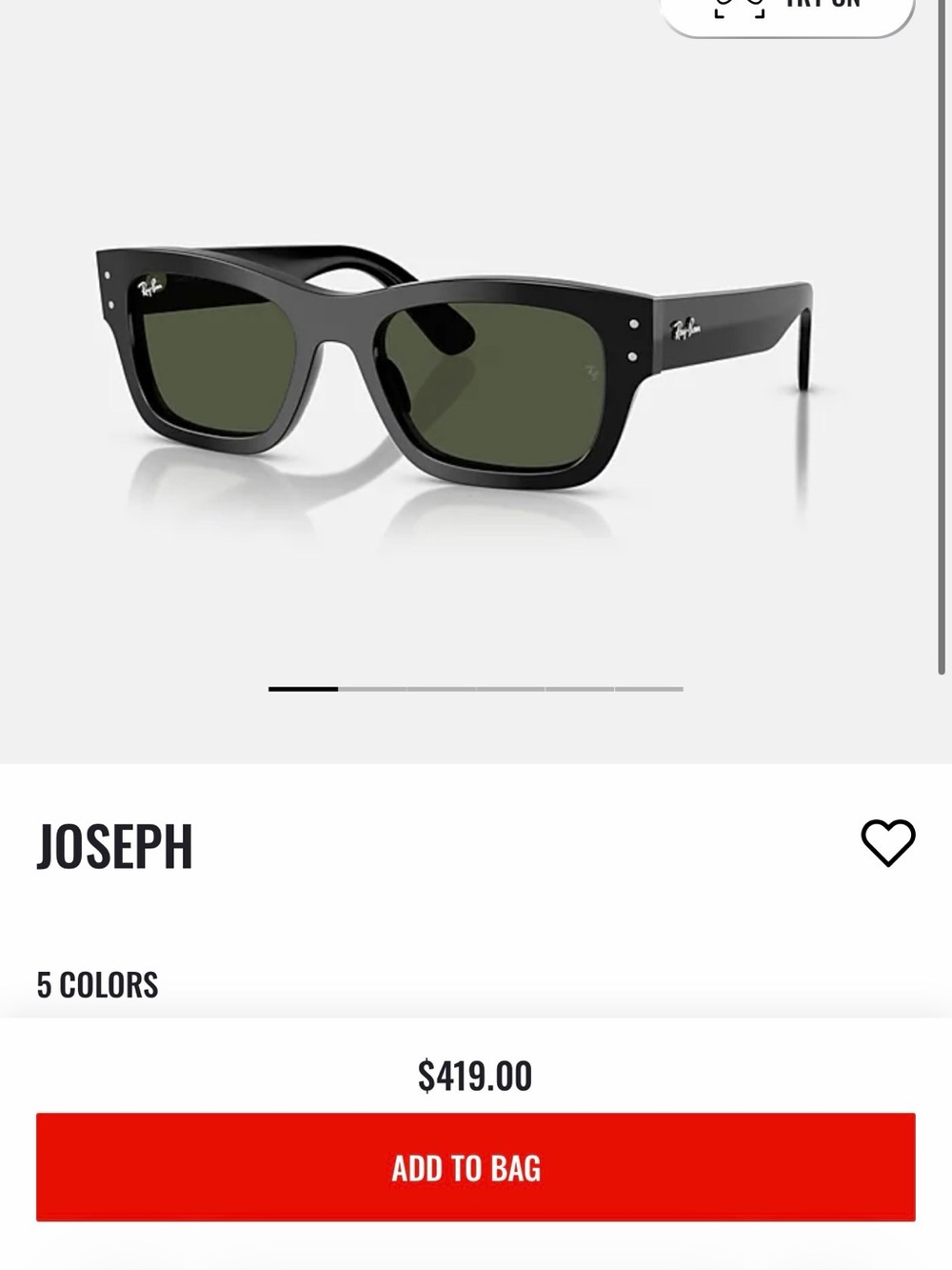 Ray-Ban Joseph 7683s 901/31